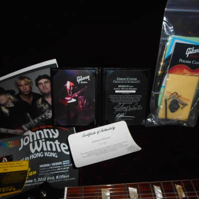Gibson Custom Shop Johnny Winter Signature 1963 Firebird V Tom Murphy Aged Vintage Sunburst 2008 image 5