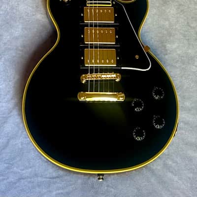 Epiphone Joe Bonamassa Black Beauty Les Paul Custom Outfit 2020 Ebony image 1