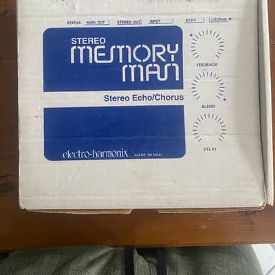 Electro-Harmonix Stereo Memory Man Reissue with 24V Adapter 2004 - 2008 - Silver image 3