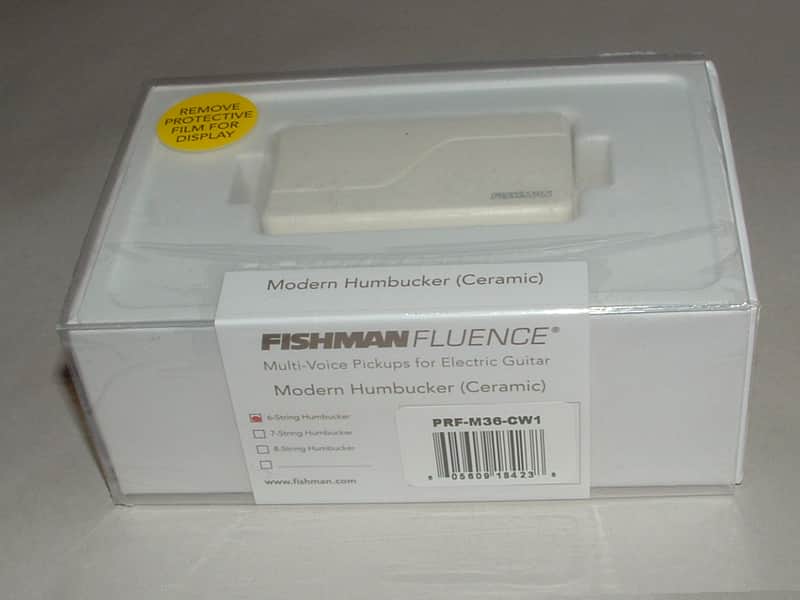 Fishman Fluence PRF-M36-CW1 6 String Modern Humbucker Ceramic 3 Voices (White) image 1