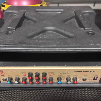 Eden WT-800B World Tour Head (2006) & Schroeder bass cab 4x10 and monster power & audio cables image 4
