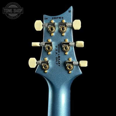 PRS TSG Exclusive Wood Library DGT 10 Top Bonnie Pink w/Frost Blue Metallic Back w/case 0427906 image 14