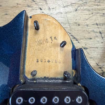 Used Ibanez RG1570 Prestige Team J. Craft Electric Loaded Guitar Body 2002 - Mirage Blue Made in Japan image 3