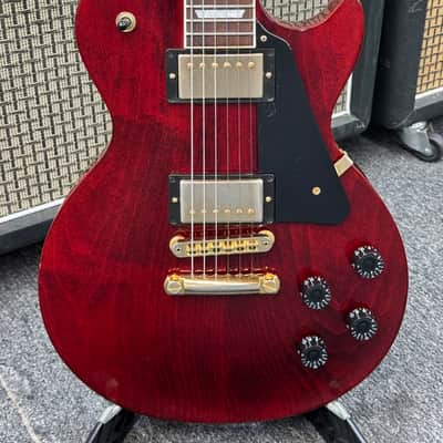 Gibson Les Paul Studio Gold Series 2018 - Neck Binding Wine Red