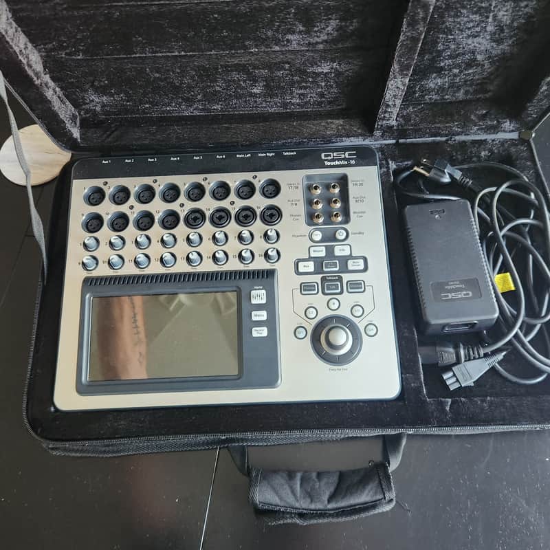 QSC TouchMix-16 Touch Screen Compact Digital Mixer 2010s - Silver image 1