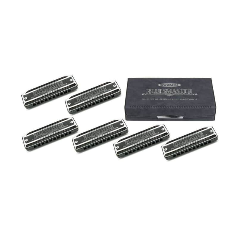 Suzuki MR-250-SN Bluesmaster Harmonica 6-Piece Set *USA Small Business* image 1