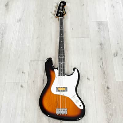 Mint Fender Gold Foil Jazz Bass, Ebony Fingerboard, 2-Color Sunburst image 3