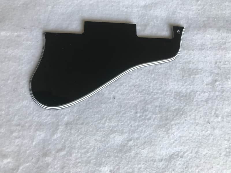 Fits Gibson ES-335 Guitar pickguard Scratch Plate Short , 5 Ply Black image 1