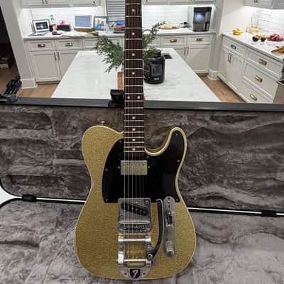 Fender Custom Shop 2012 ’62 Telecaster Custom Relic (1962 Reissue) – Gold Sparkle image 3