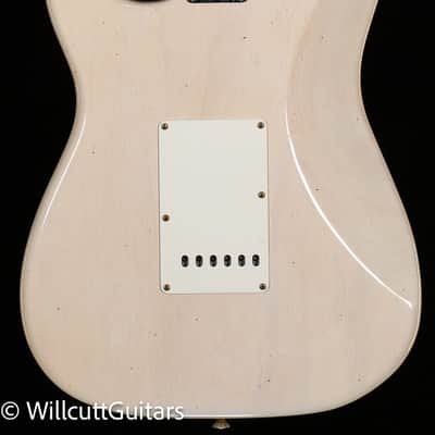 Fender Custom Shop 1956 Stratocaster Journeyman Relic Aged White Blonde (653) image 4