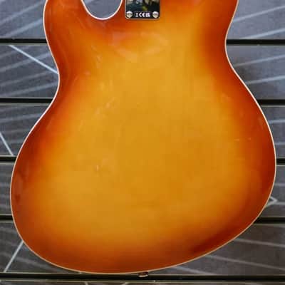 Fender Squier Affinity Series Starcaster Deluxe Electric Guitar, Sienna Sunburst image 7