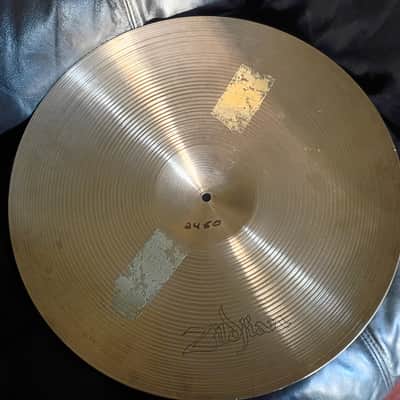 Vintage Zildjian 20" Hollow Logo Medium Ride Cymbal 2450 Grams 70s image 14