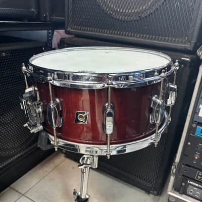 Tama Artwood Birch Shell 14” X 6.5” Snare Drum - Cherry Red Lacquer Finish image 15