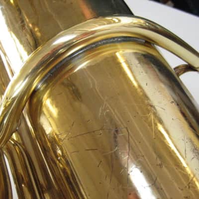 Good Yamaha YBB-321 BBb Concert Tuba, No Dents, Good Valves, w/Case image 7