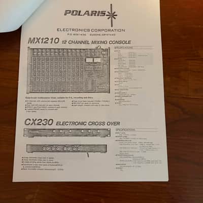 Polaris Professional Audio Components Flyers and Price List 1983/84 image 5