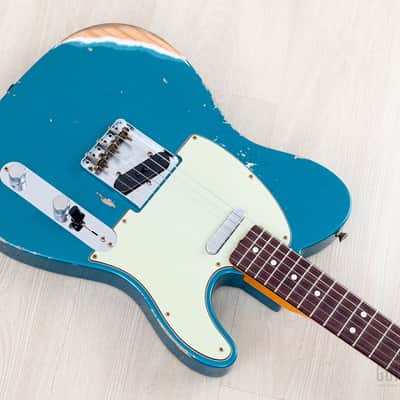 2025 Fender Custom Shop 1963 Telecaster Heavy Relic Ocean Turquoise w/ Case, CoA image 7