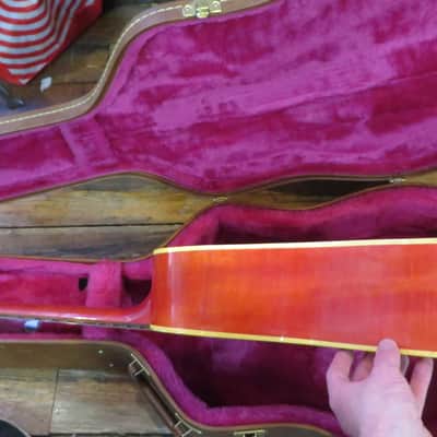 Gibson J-35 1985 Square Shoulder Acoustic Guitar w/ Gibson Deluxe Hardshell Case Made w/ DOVE Parts image 5
