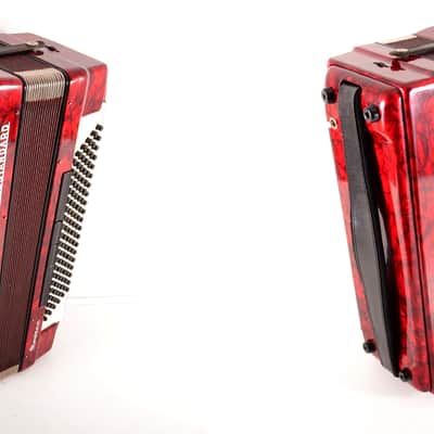 Immagine Royal Standard Montana (Weltmeister) 120 Bass Musette Top Accordion+Hard Case&Leather Straps - VIDEO - 7