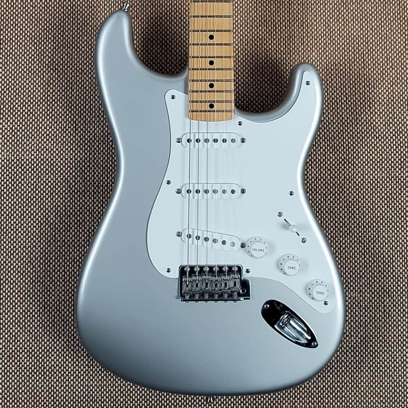 2021 Fender American Original '50's Stratocaster Very Cool Inca Silver Finish (378) image 1