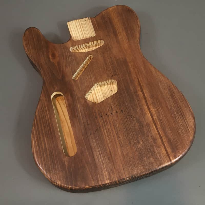Lefty Custom Fully Chambered Natural American Pine Relic Tele Guitar Body 3.8lb image 1