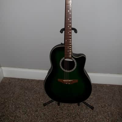 OVATION CC 028 ACOUSTIC/ELECTRIC GUITAR RARE EMERALD GREEN image 5