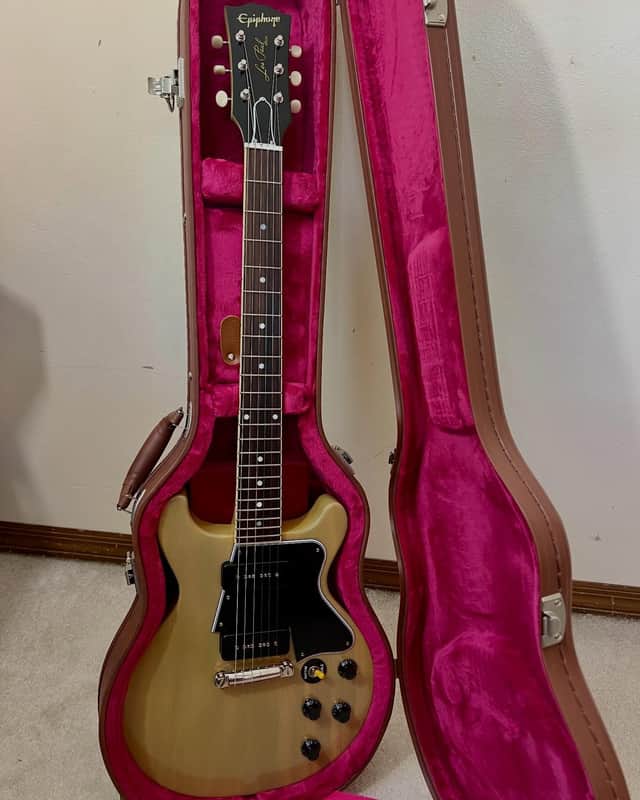 Epiphone "Inspired by Gibson Custom" '60 Les Paul Special Double Cutaway 2025 - TV Yellow image 1