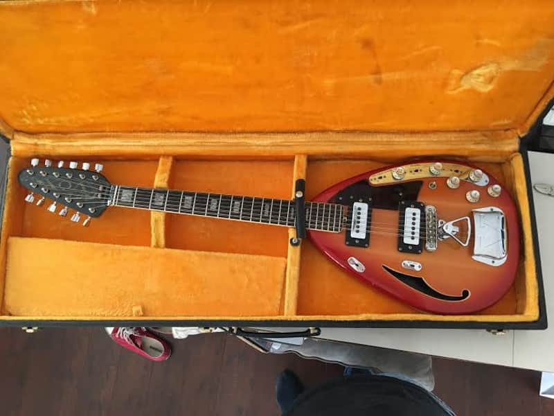 Vox Starstream XII 12 string guitar 1968 Sandburst (Rare Vintage) image 1