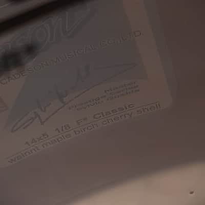 Cadeson snare drum Prestige Series Sílvio Gualda - Soloist 2012 - Walnut image 7