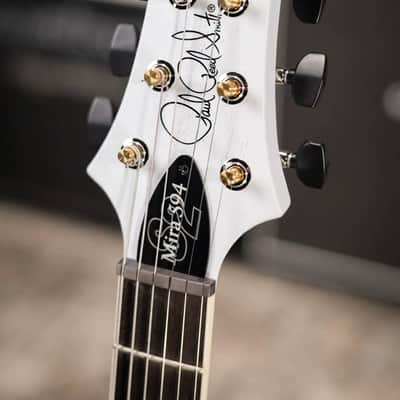 PRS S2 Mira 594 Satin Electric Guitar - Pearl White with Gig Bag image 5