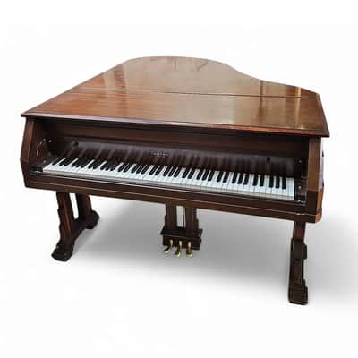 Estey Art Deco walnut 5'3 Baby Grand Piano image 3