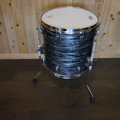 Ludwig Classic Maple Fab Outfit 9x13 / 16x16 / 14x22" Drum Set 1998 - 2015 - Black Oyster Pearl image 15
