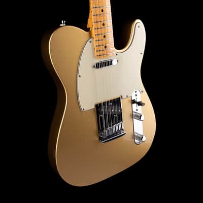 Pre Owned 2009 Fender Custom Shop Custom Deluxe Telecaster HLE Gold With OHSC image 6