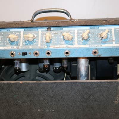 Rare 1960s Harmony H311 Reverberation Tube Amp - Works Great - No Tariffs image 13