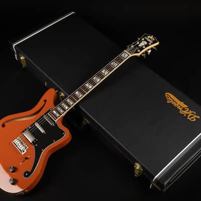 2021 D'Angelico Deluxe Bedford SH LE Tremolo - Rust | Korea Semi-Hollow Limited Edition 34 from 50 Seymour Duncan HSS Pickups | OHSC image 20