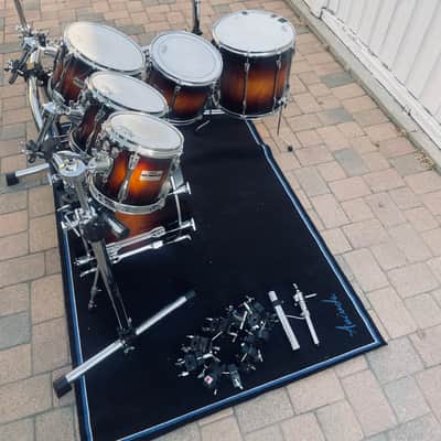 Yamaha BD922Y 1994 - Sunburst kit with cases and rack image 11