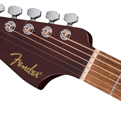 Fender California Standard Redondo Lefty LH Spruce Top Black Pickguard Natural image 4