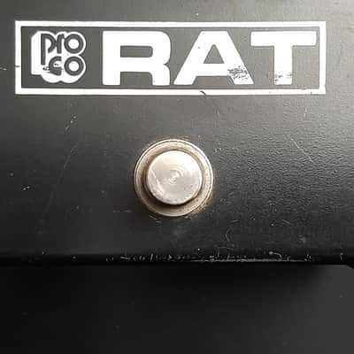 1980s - Vintage ProCo Small Box RAT 1988 - Black with White Lettering image 12