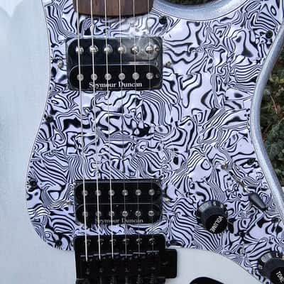 Wilhelm Guitars Custom Handmade HH Super Strat Solid Body Electric Guitar "Black Frost" image 14