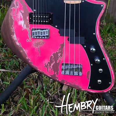 HEMBRY Fender Metora style bass/guitar doubleneck relic image 3