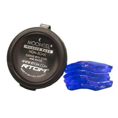 RTOM Moongel Drum Damper Pads - Blue 6-Pack image 3