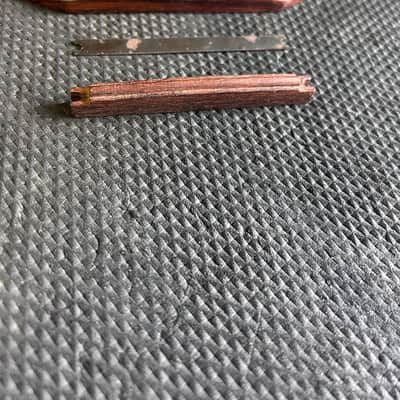 1969 Gibson ADJ Rosewood Bridge-Rosewood Saddle-Shim image 2