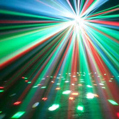 ADJ Stinger II 3-FX-IN-1 LED Effect Light + X-Static Twister Fog Machine image 6