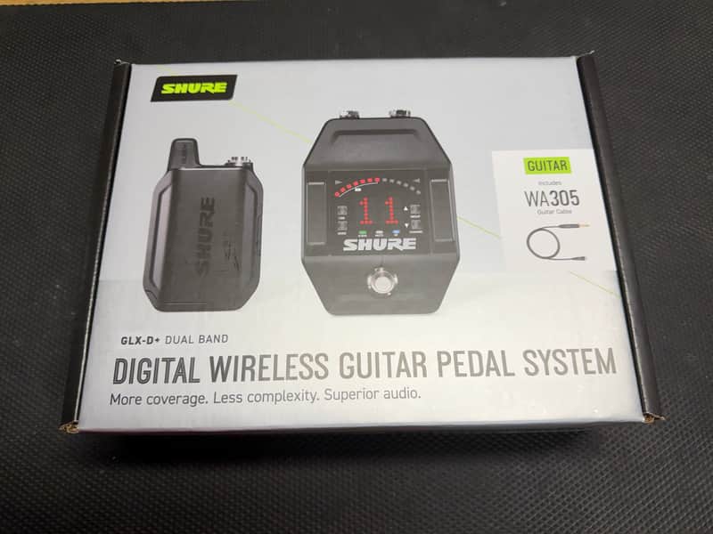 Shure GLX-D16+ Guitar Pedal System (SEALED) in box UNOPENED GLXD16+ PLUS image 1