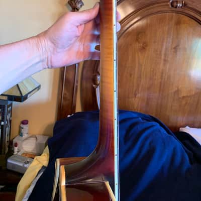 D'Angelico New Yorker 1954 Amber Sunburst w/original Lifton hardshell case image 14
