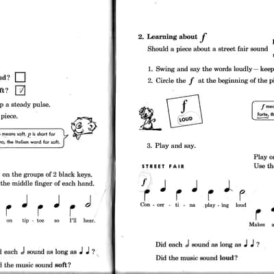 Time To Begin Library for Piano Students Revised Edition, The Look and Listen Book, 1960 Frances Clark Music Sheets Book image 6