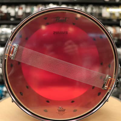 Pre-Owned Pearl 6.5x14" Session Studio Select Snare Drum (Antique Crimson Burst) image 11