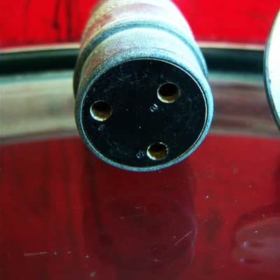 Two vintage 1960's Cannon 3 pin male & female P3-CG-12 & P3-CG-11 microphone cable connectors # 3 image 5