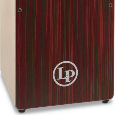 Latin Percussion LP1491RB Woodshop Red Blur Cajon image 13