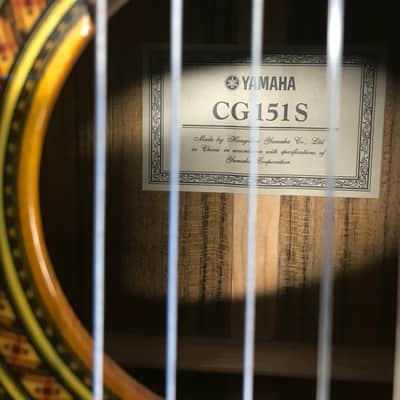 Yamaha CG151S Classical Guitar made in Taiwan 2009 in excellent condition with original vintage case . image 9