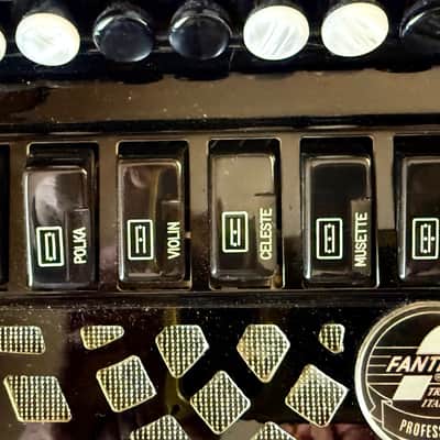 Fantini professional accordion mid 2010s - Black image 6